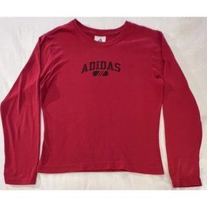 adidas Small Longlseeve Red Tshirt